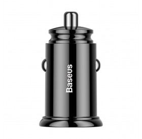 Baseus Circular PPS Universal Smart Car Charger USB Quick Charge 4.0 QC 4.0 and USB-C PD 3.0 SCP black (CCALL-YS01)