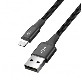 Baseus Lightning / 2x USB Type C / micro USB nylon braided cable 3.5A 1.2m black (CA1T4-B01)