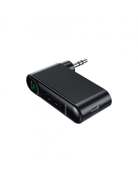 Baseus Qiyin Bluetooth audio receiver AUX mini jack for car black (WXQY-01)