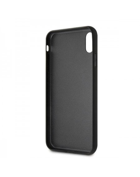 Karl Lagerfeld KLHCI65DLKSBK iPhone Xs Max czarny/black hard case Signature Glitter