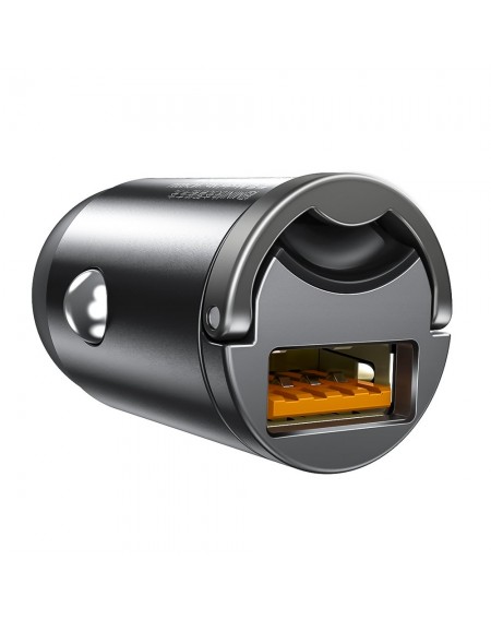Baseus Tiny Star Mini Quick Charge Car Charger USB Port 30W Gray (VCHX-A0G)