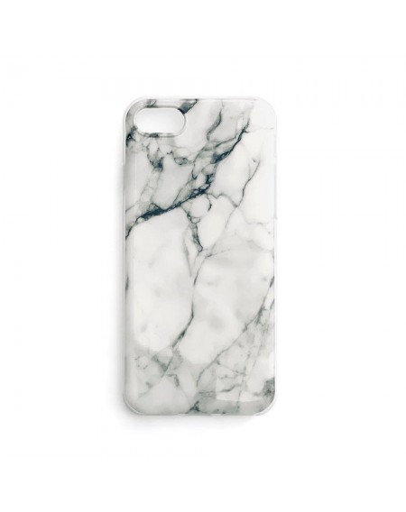 Wozinsky Marble TPU case cover for iPhone 8 / iPhone 7 white