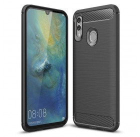 Carbon Case Flexible Cover TPU Case for Huawei P Smart Plus 2019 / Honor 10 Lite black