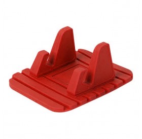 Universal car holder silicone phone stand nano pad red