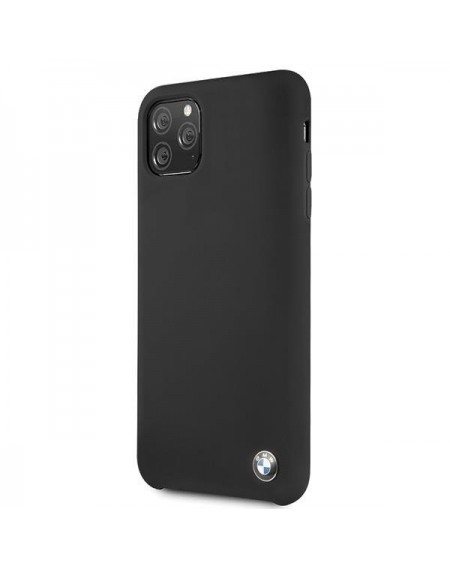Etui hardcase BMW BMHCN65SILBK iPhone 11 Pro Max czarny/black Silicone