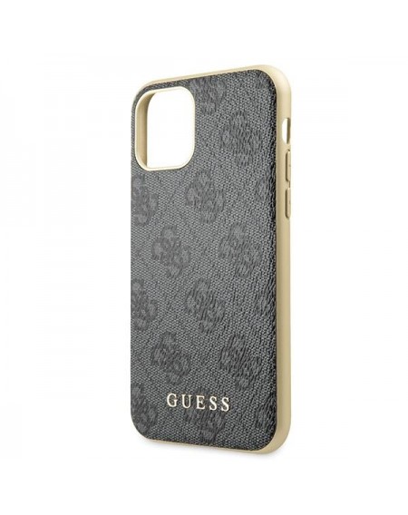 Guess GUHCN61G4GG iPhone 11 6,1" / Xr szary/grey hard case 4G Collection