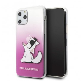 Karl Lagerfeld KLHCN58CFNRCPI iPhone 11 Pro hardcase różowy/pink Choupette Fun