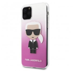 Karl Lagerfeld KLHCN58TRDFKPI iPhone 11 Pro różowy/pink Gradient Ikonik Karl
