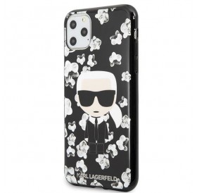 Karl Lagerfeld KLHCN65FLFBBK iPhone 11 Pro Max czarny/black Flower Ikonik Karl