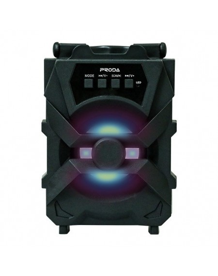 Proda Xunshen Portable Wireless Bluetooth Speaker FM Radio + Micro SD / USB / AUX Card Reader Black (PD-S500 black)