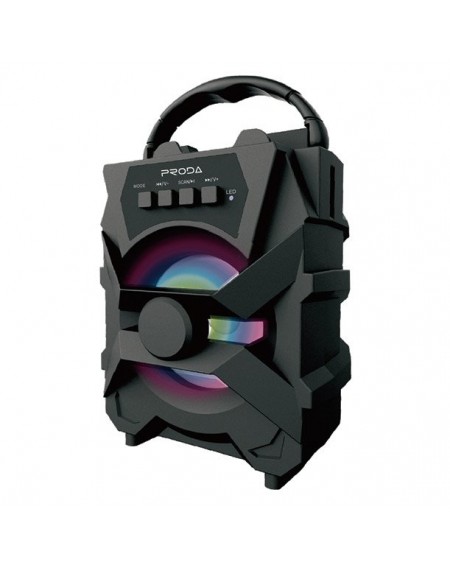 Proda Xunshen Portable Wireless Bluetooth Speaker FM Radio + Micro SD / USB / AUX Card Reader Black (PD-S500 black)