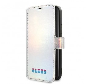 Guess GUFLBKN65BLD iPhone 11 Pro Max srebrny/silver book Iridescent
