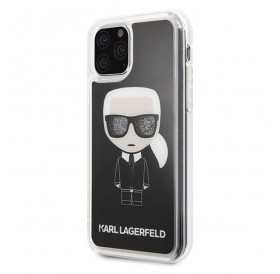 Karl Lagerfeld KLHCN65ICGBK iPhone 11 Pro Max czarny/black Iconic Glitter