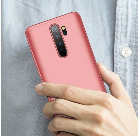 GKK 360 Protection Case Front and Back Case Full Body Cover Xiaomi Redmi 8A pink