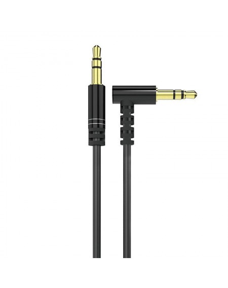 Dudao angled cable AUX mini jack 3.5mm cable 1m black (L11 black)