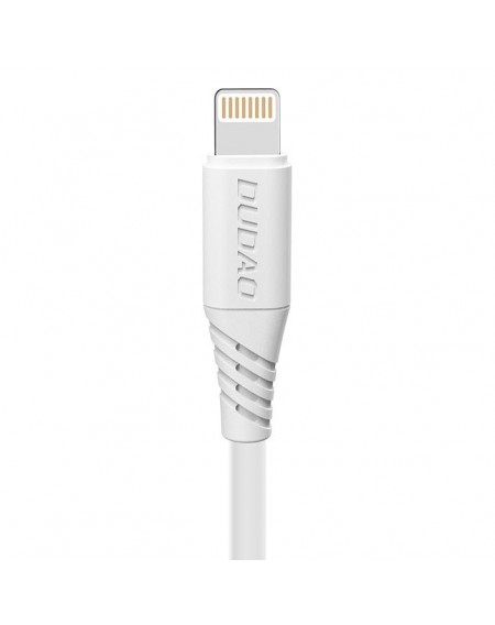 Dudao cable USB / Lightning 5A cable 1m white (L2L 1m white)