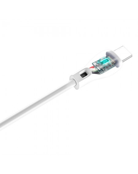 Dudao cable USB Type C 2.1A 2m white (L4T 2m white)