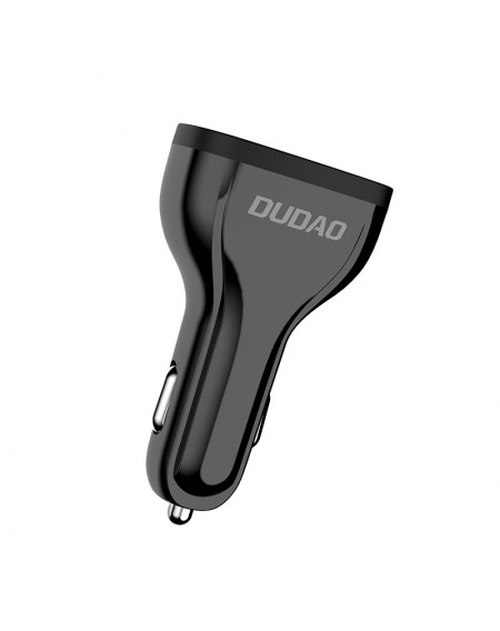 Dudao Car Charger Quick Charge Quick Charge 3.0 QC3.0 2.4A 18W 3x USB Black (R7S black)