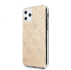 Guess GUHCN65PCU4GLGO iPhone 11 Pro Max złoty/gold hard case 4G Glitter