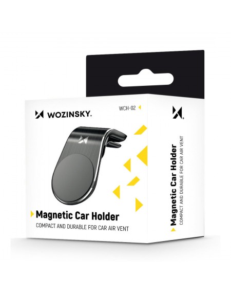 Wozinsky magnetic phone holder on the ventilation grille black (WCH-02)