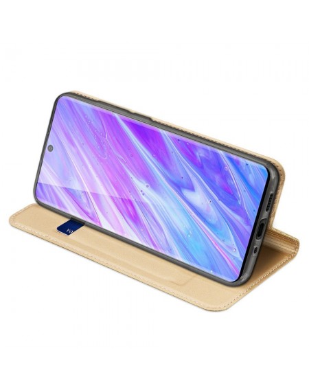 DUX DUCIS Skin Pro Bookcase type case for Samsung Galaxy S20 Plus golden