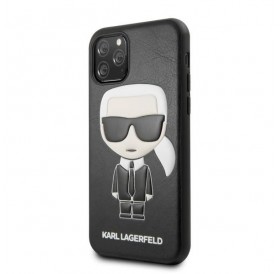 Karl Lagerfeld KLHCN58IKPUBK iPhone 11 Pro hardcase czarny/black Iconic Karl Embossed