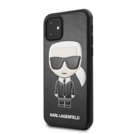 Karl Lagerfeld KLHCN61IKPUBK iPhone 11 6,1" / Xr hardcase czarny/black Ikonic Karl Fullbody