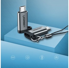 Ugreen adapter USB Type C to micro USB adapter gray (50590)