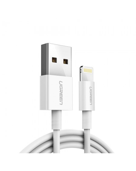 Ugreen cable USB - Lightning MFI 1m 2,4A white (20728)