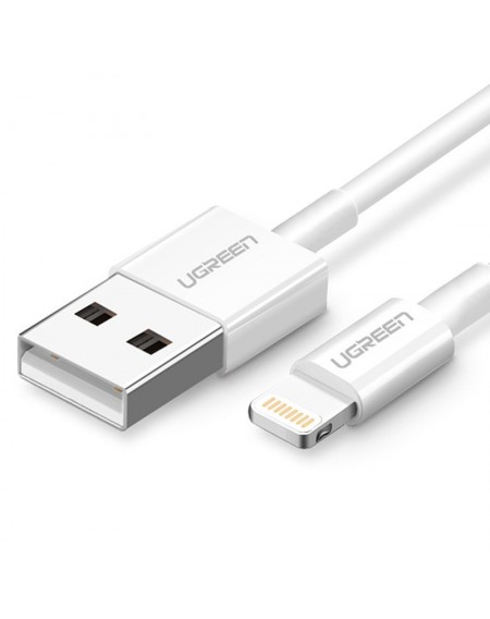 Ugreen cable USB - Lightning MFI 1m 2,4A white (20728)
