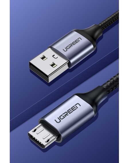 Ugreen cable USB - micro USB cable 2m gray (60148)