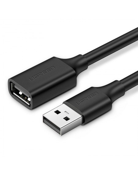 Ugreen cable adapter USB (female) - USB (male) 1m black (10314)