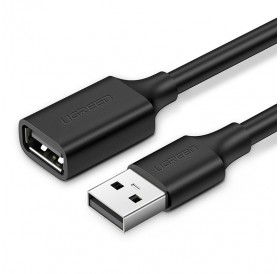 Ugreen cable adapter USB (female) - USB (male) 2m black (10316)