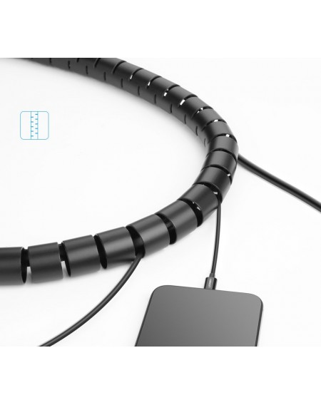 Ugreen mask cable organizer 1,5m black (30818)