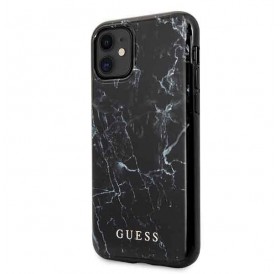 Guess GUHCN61PCUMABK iPhone 11 6,1" / Xr czarny/black Marble