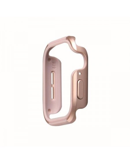 UNIQ etui Valencia Apple Watch Series 4/5/6/SE 40mm. różowo-złoty/blush gold pink
