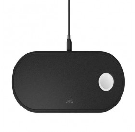 Uniq Induction charger Aereo 3in1 10W Fast charge black/charcoal black (LITHOS Collective)