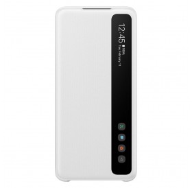 Samsung Clear View Cover with Intelligent Display for Samsung Galaxy S20 white (EF-ZG980CWEGEU)