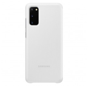 Samsung Clear View Cover with Intelligent Display for Samsung Galaxy S20 white (EF-ZG980CWEGEU)