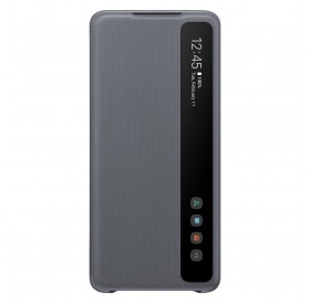 Samsung Clear View Cover with Intelligent Display for Samsung Galaxy S20 Plus grey (EF-ZG985CJEGEU)