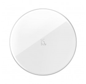 Baseus Simple Fast Wireless Charger (Updated Version) Qi 15 W white (WXJK-B02)