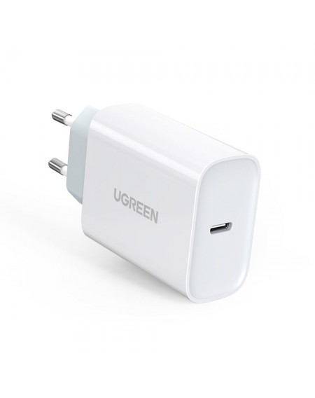 Ugreen Fast USB Charger Type C Power Delivery 30 W Quick Charge 4.0 white (70161)
