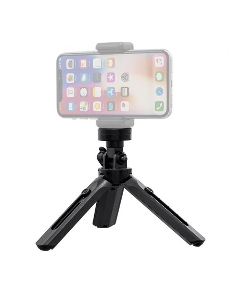 Mini Tripod with phone holder mount selfie stick camera GoPro holder black