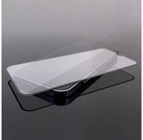 Wozinsky Set 2x Super Durable Full Glue Tempered Glass Full Screen with Frame Case Friendly Samsung Galaxy A51 Black