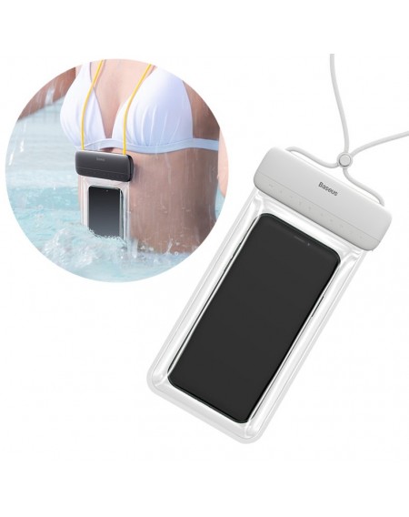 Baseus Waterproof phone Case IPX8 7,2'' white (ACFSD-D02)