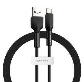 Baseus durable USB - USB Type C cable 3 A 1 m 480 Mbps black (CATGJ-01)