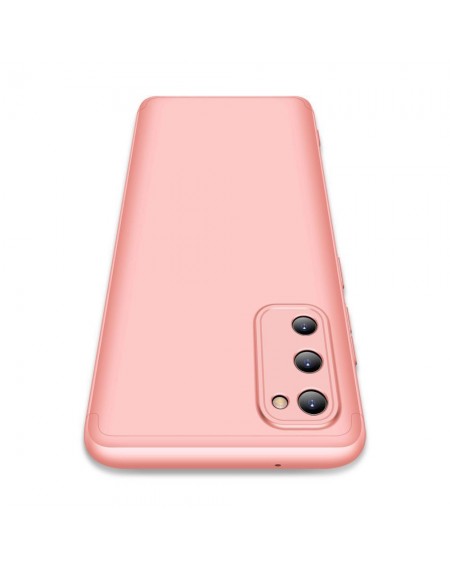 GKK 360 Protection Case Front and Back Case Full Body Cover Samsung Galaxy A41 pink