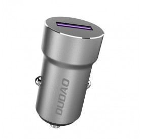 Dudao Fast USB Cigarette Lighter Car Charger 5 A 22.5 W Quick Charge 3.0 VOOC Gray (R4Pro Upgrade gray)