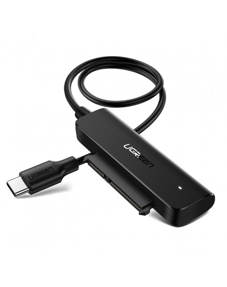 Ugreen adapter 2.5 '' SATA III 3.0 HDD SSD - USB Type C 3.2 Gen 1 (SuperSpeed USB 5 Gbps) adapter black (70610 CM321)
