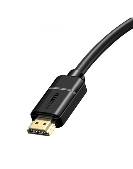 Baseus cable HDMI 2.0 cable 4K 30 Hz 3D HDR 18 Gbps 8 m black (CAKGQ-E01)